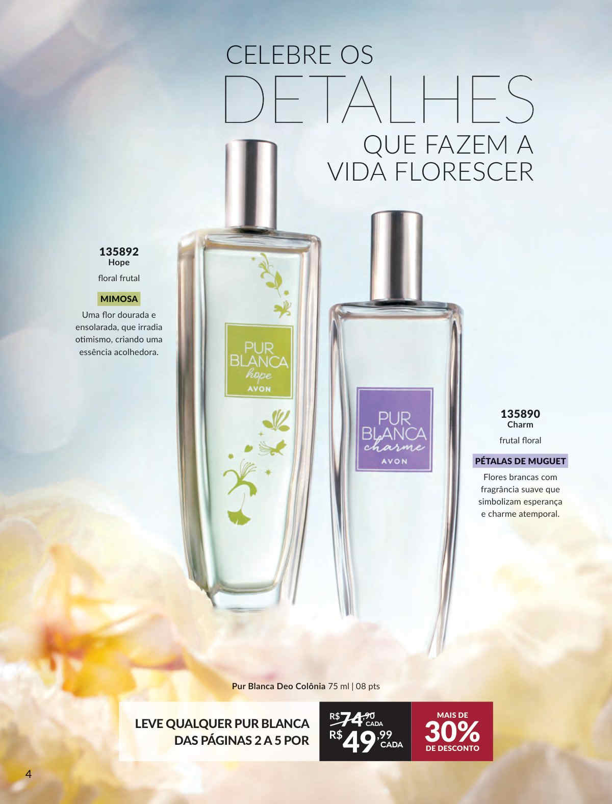 avon folheto 01 2026 pur blanca mimosa